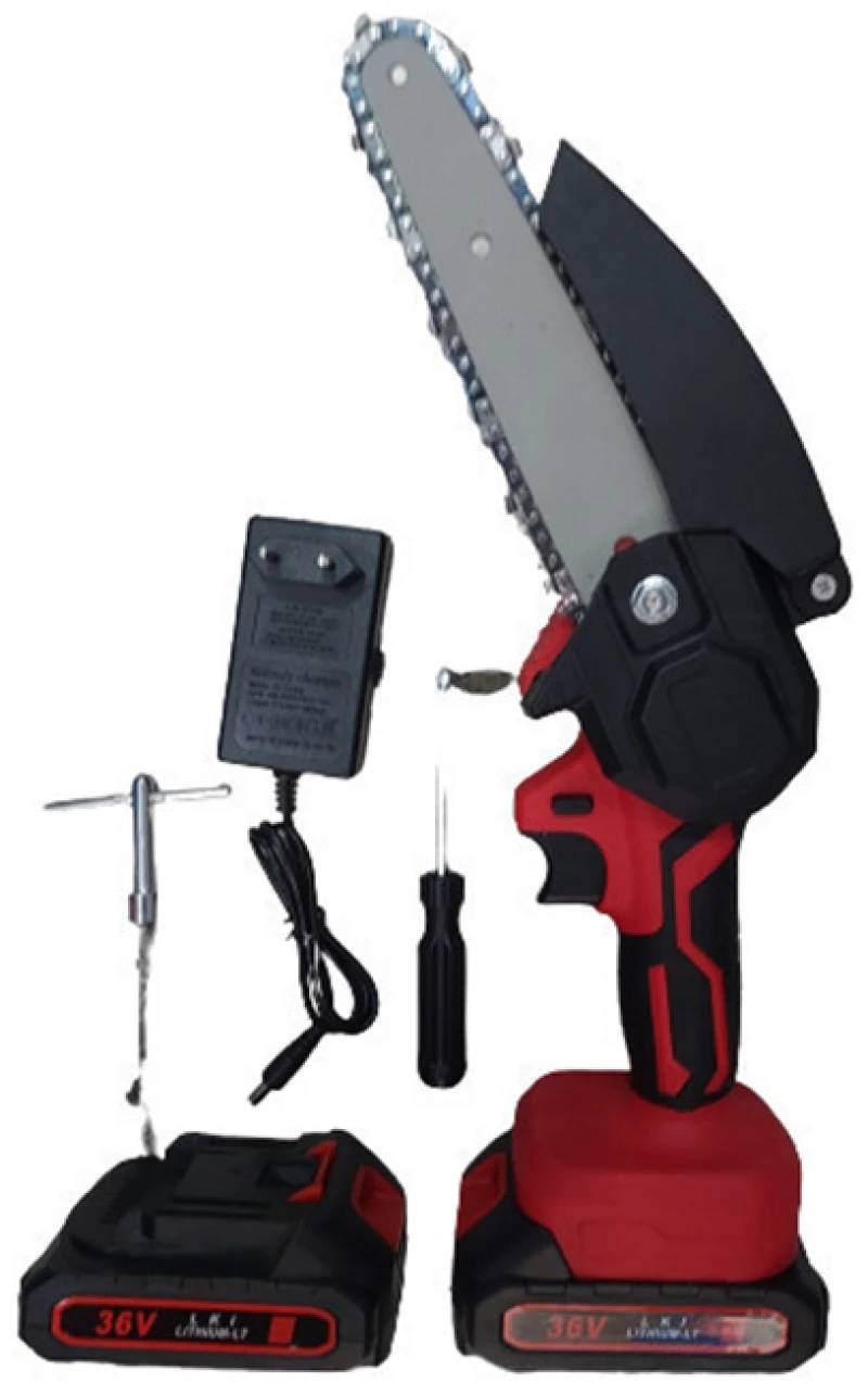 Mini Αλυσοπρίονο Μπαταρίας 36V με Λάμα 15cm για Κλάδεμα