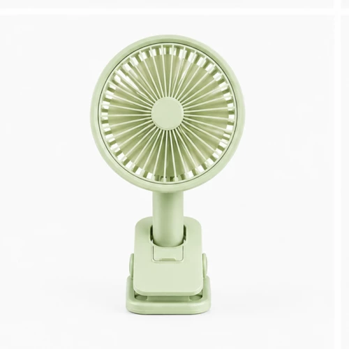 Mini Ανεμιστήρας USB με Κλιπ και LED Φωτισμό Diandi Επαναφορτιζόμενος Πράσινο DD-8025