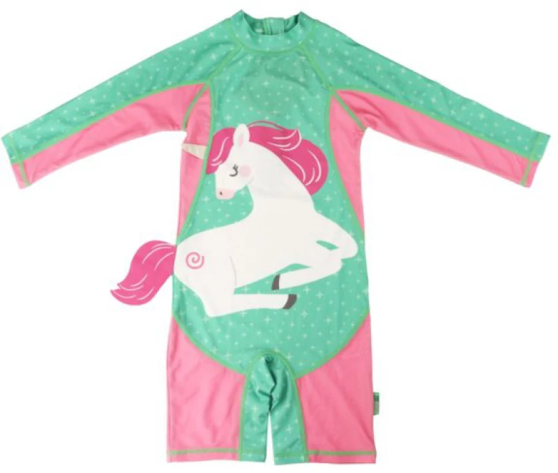 Zoocchini Αντιηλιακό Ολόσωμο Μαγιό UPF50+ Unity the Unicorn