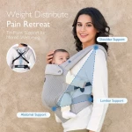 Momcozy Μάρσιπος Newborn to Toddler Air Mesh, Grey
