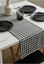 Stewehome Μοντέρνο και κομψό τραπεζομάντηλο από 100% λινό για τραπέζια 150x50 cm