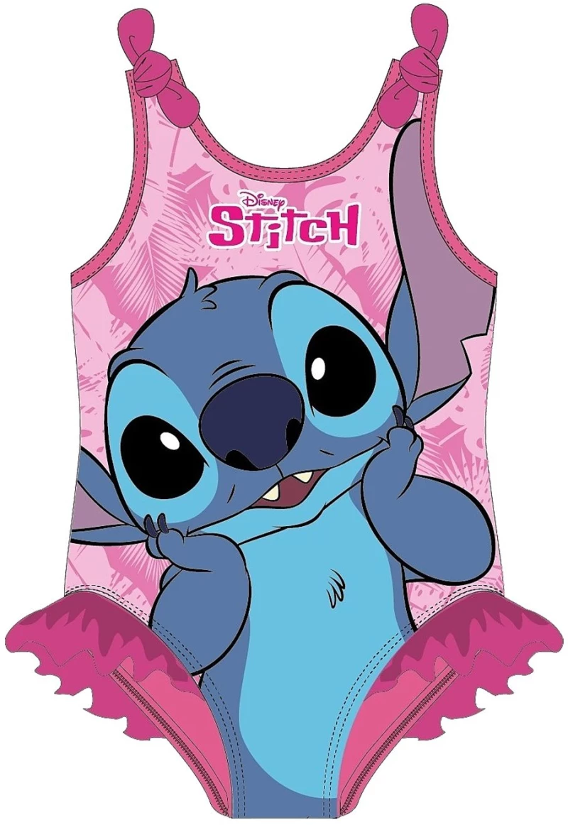 Μαγιό Ολόσωμο Stitch με Φιογκους No: 3-4, 5-6, 7-8 Stitch