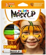 Βαφές Προσώπου 3τεμ Carioca Maskup (Πορτοκαλί-Πράσινο-Μαύρο)  Carioca 43490