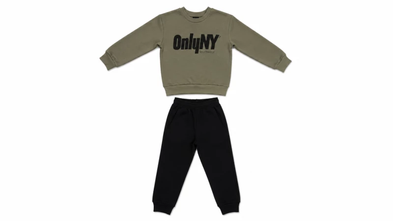 Σετ φόρμας αγόρι trax 50824 "OnlyNY Sportswear" χακί