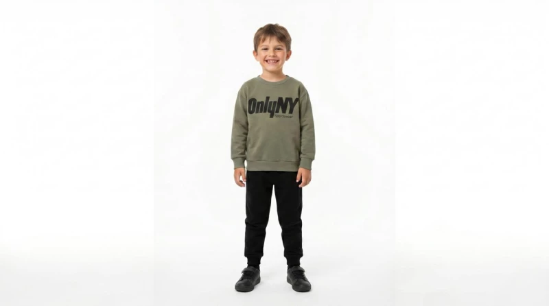 Σετ φόρμας αγόρι trax 50824 "OnlyNY Sportswear" χακί