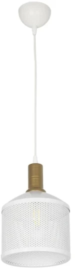 Φωτιστικό Οροφής Neto 201-0129 18x18x70cm 1xE27 White-Gold GloboStar
