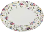Πιάτο Ρηχό Spring PR24711008 25cm Multi-White Oriana Ferelli® Πορσελάνη