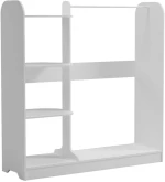 Έπιπλο Εισόδου Pamesa 230-000213 130x40x135cm White Μοριοσανίδα, Μελαμίνη