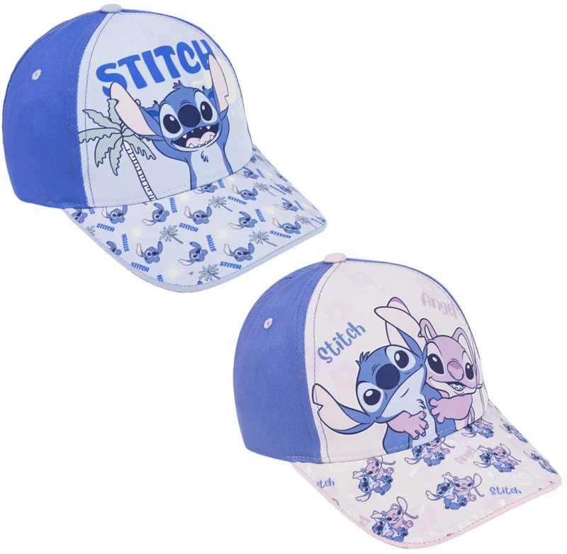 Παιδικό Καπέλο Υφασμάτινο Stitch-Μπλε