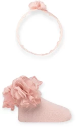 Σετ κορδέλα και καλτσάκια Mayoral 9869-Rosa Baby