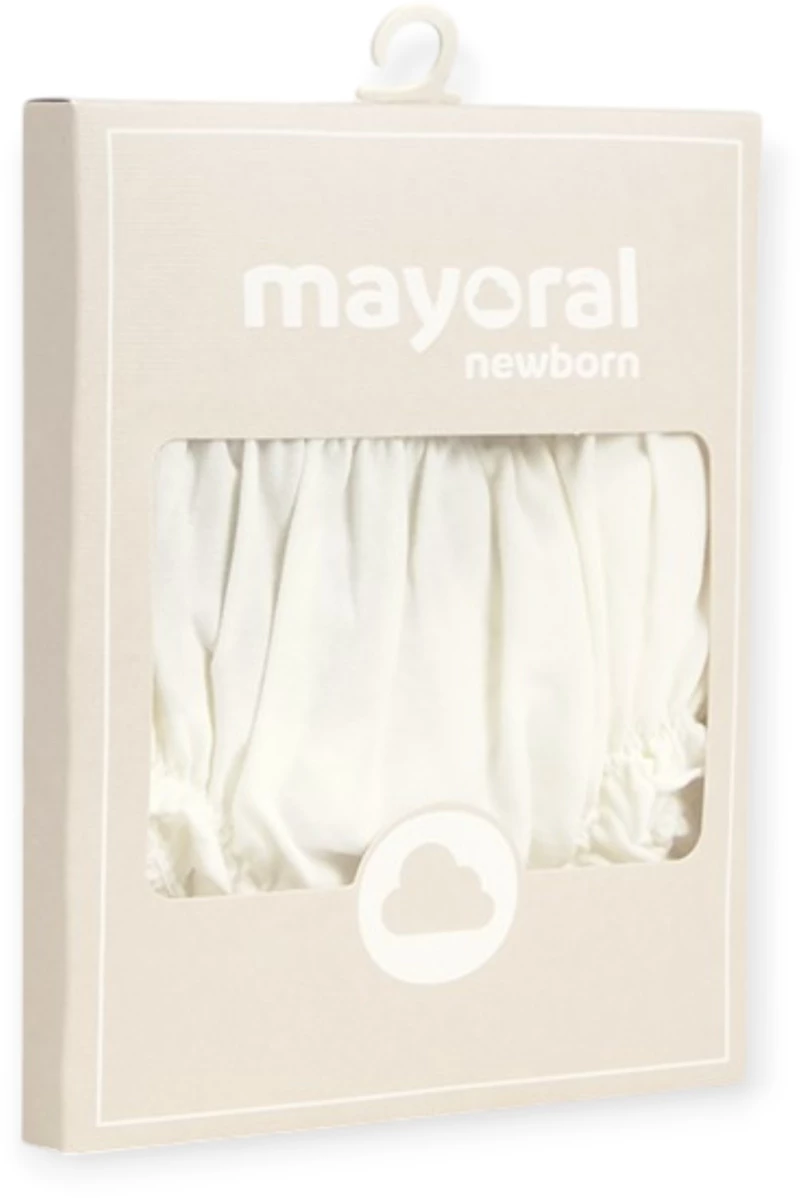 Βρεφικό Βρακάκι βολάν Mayoral 9852-Blanco