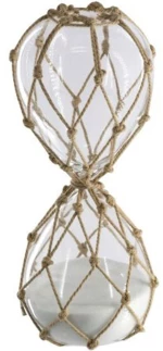 Κλεψύδρα B0005 8,6x8,6x20,8cm Natural-White Artekko Γυαλί