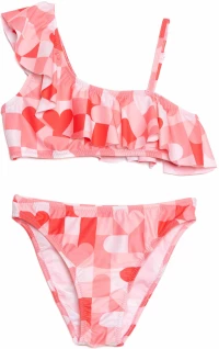 ΠαιδικόΕφηβικό Μαγιό Bikini Tortue S5-138-209  Hearts-Pink