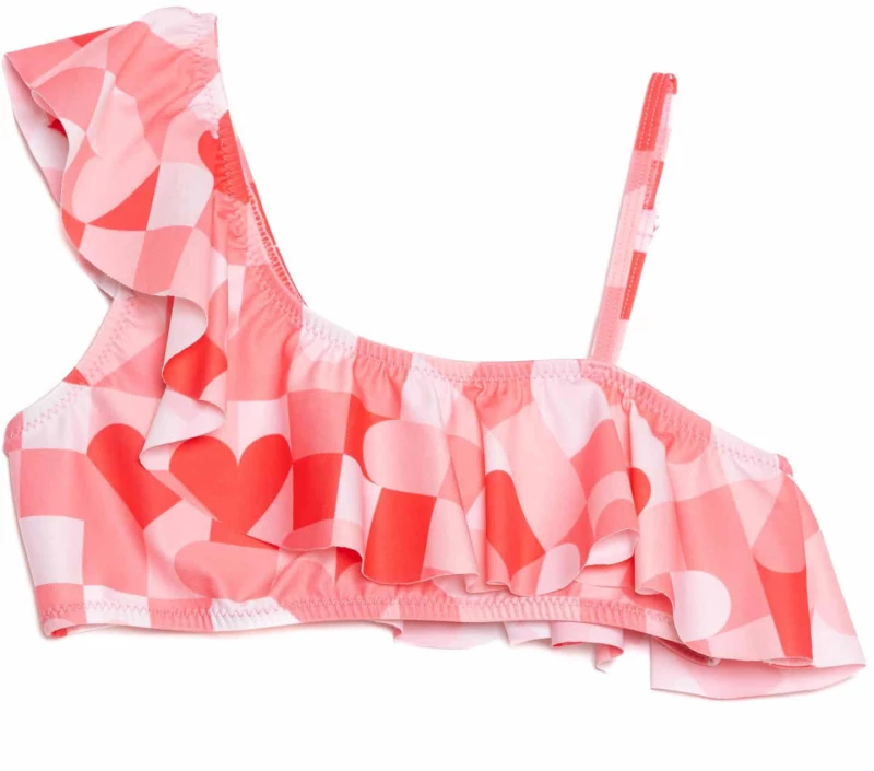 ΠαιδικόΕφηβικό Μαγιό Bikini Tortue S5-138-209  Hearts-Pink