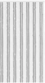vidaXL Κουρτίνα εντόμων Chenille Γκρι και Λευκό 118 x 220 cm 100% PP