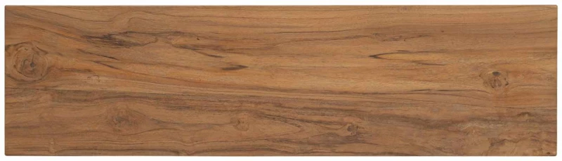 vidaXL Τραπέζι κονσόλας Φυσικό 110 x 30 x 80 εκ Στερεό Ξύλο Τίκ