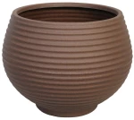Κασπώ Naga Ριγέ 030.NAGA 62BR Φ62x47cm Brown Πλαστικό