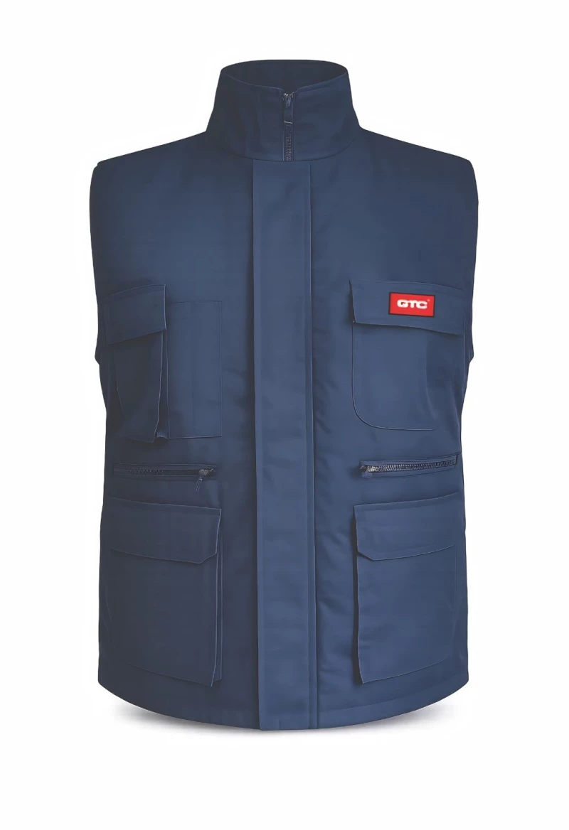Γιλέκο Εργασίας Αντιανεμικό Thorax Navy Μπλε 3XL-GTC GTC