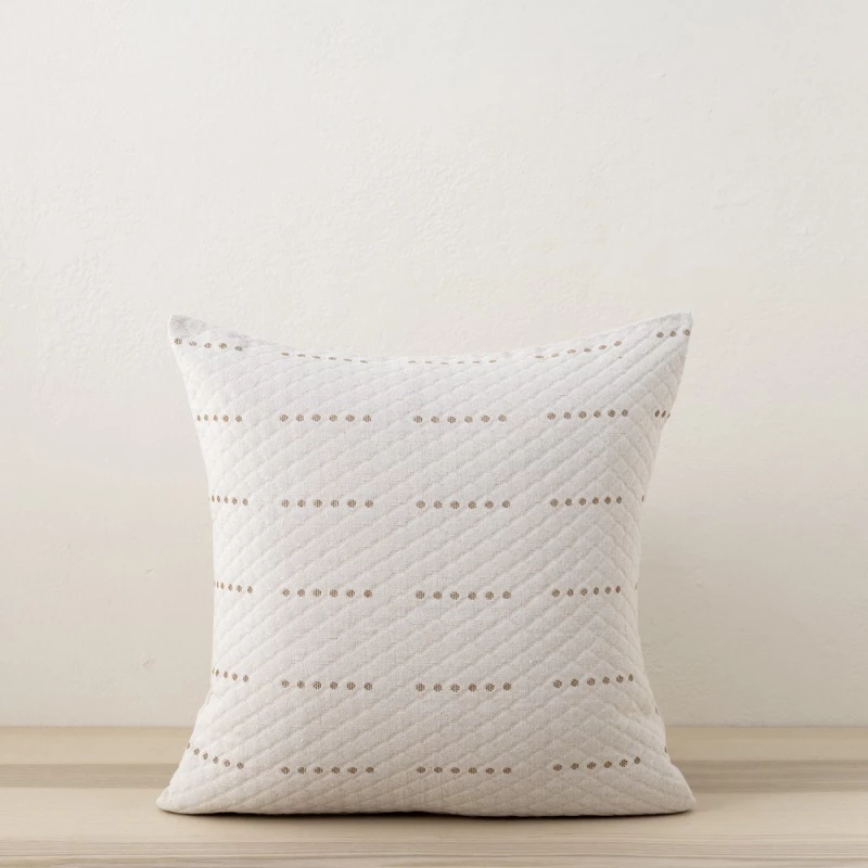 Μαξιλαροθήκη Διακοσμητική Nora Beige Nima 45X45 Βαμβάκι-Πολυέστερ