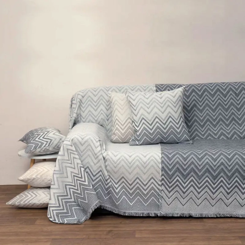 Ριχτάρι 1576 Dark Grey Anna Riska Πολυθρόνα 180x150cm Βαμβάκι-Πολυέστερ