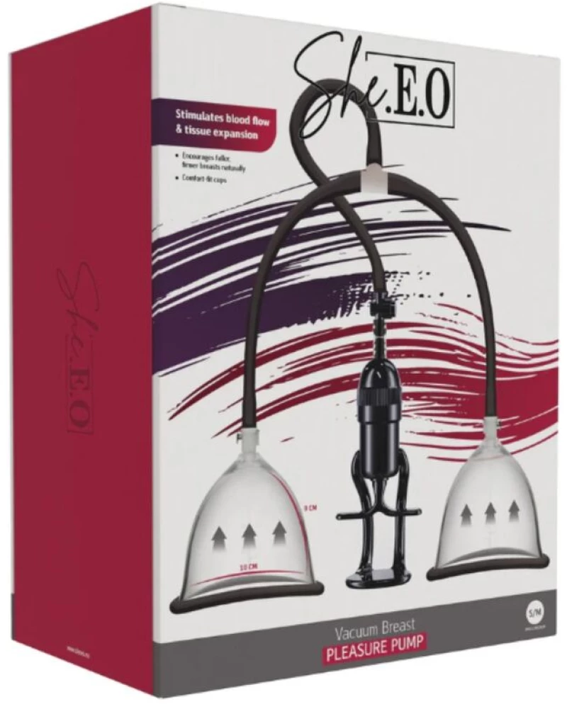 SHE.E.O - BREAST VACUUM PUMP S/M