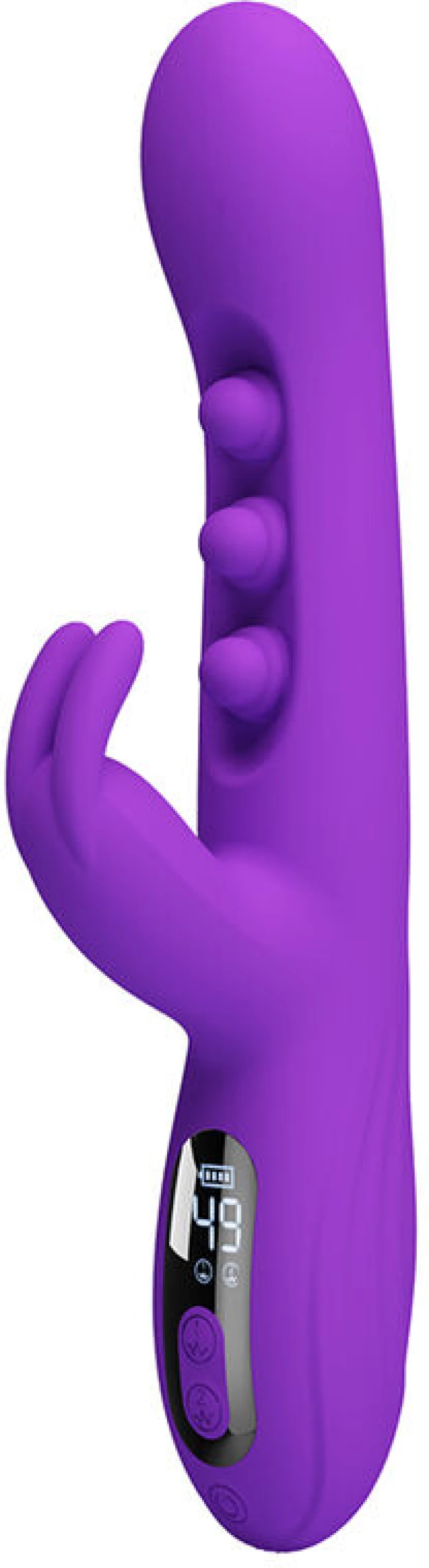 PRETTY LOVE - SABIEN RABBIT VIBRATOR WITH TAPPING STIMULATION AND PURPLE LED