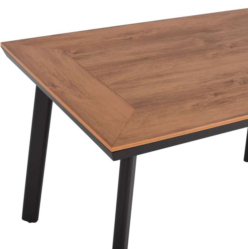 Ap Τραπέζι Polywood αλουμινίου Naxos bianco 120x80x73cm - 52210802