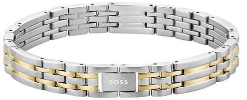 Ανδρικό Βραχιόλι BOSS από ανοξείδωτο ατσάλι  σε δίχρωμο 1580813
