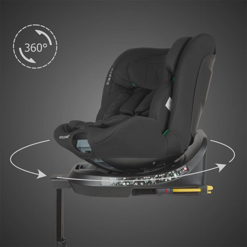 Coccolle Κάθισμα Αυτοκινήτου iSize 40-150cm Ario Midnight Black 326098060