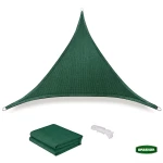 Πανί Σκίασης Τρίγωνο Ε220 180gr/m² Πράσινο 5x5x5m GRASHER Mε Κρίκους / 104153