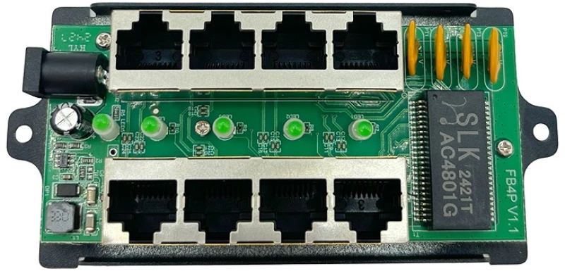 Conexpro POE-PAN4-GBM, Passive Gigabit PoE injector, 4 ports