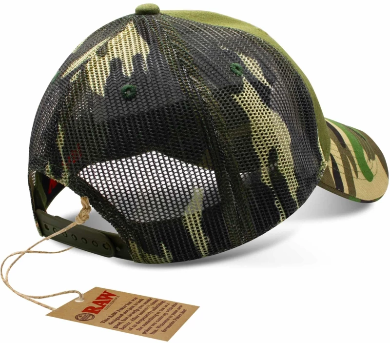Raw Trucker Hat Camo