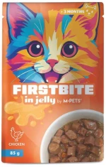 M-Pets Υγρή Τροφή Γάτας Firstbites με Κοτόπουλο 85gr