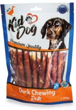 KidDog Λιχουδιά Σκύλου Chicken Chewing Rolls Πάπια σε Στικ Βουβαλιού 250gr