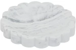 Σαπουνοθήκη μάρμαρο λευκό 12,4x1,5cm
