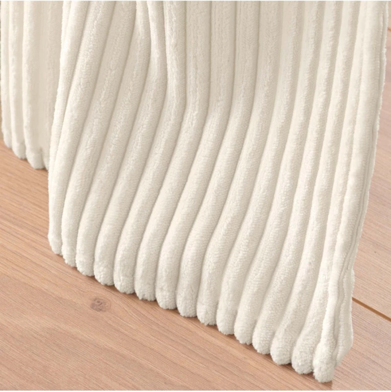 Κουρτίνα embossed velvet εκρού 140x260cm