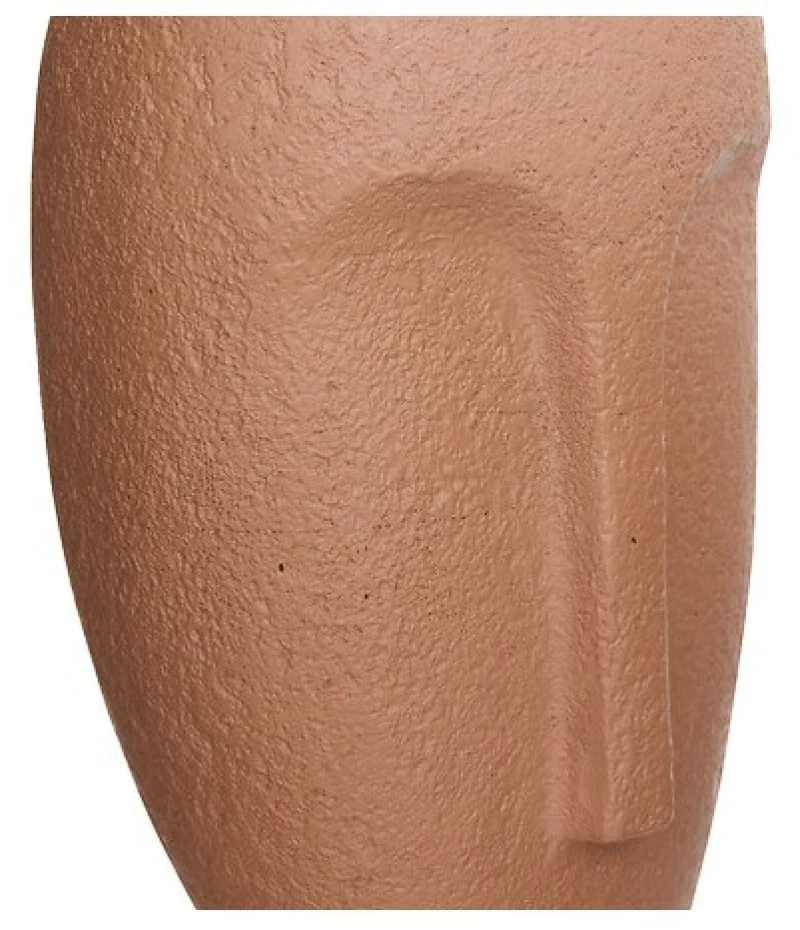 Διακοσμητικό φιγούρα κεφάλι ανθρ.terracotta 9x8x24,5cm