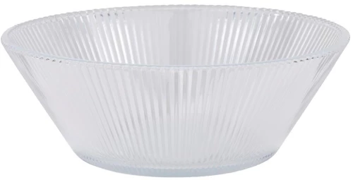 Σαλατιέρα γυάλινη διάφανη 1500ml/22x8cm