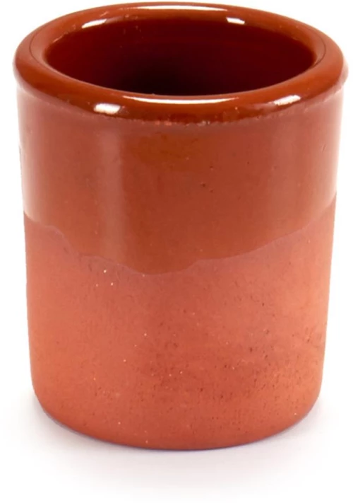 Ποτήρι Κεραμικό  terracotta 50ml/Φ5x5,5cm