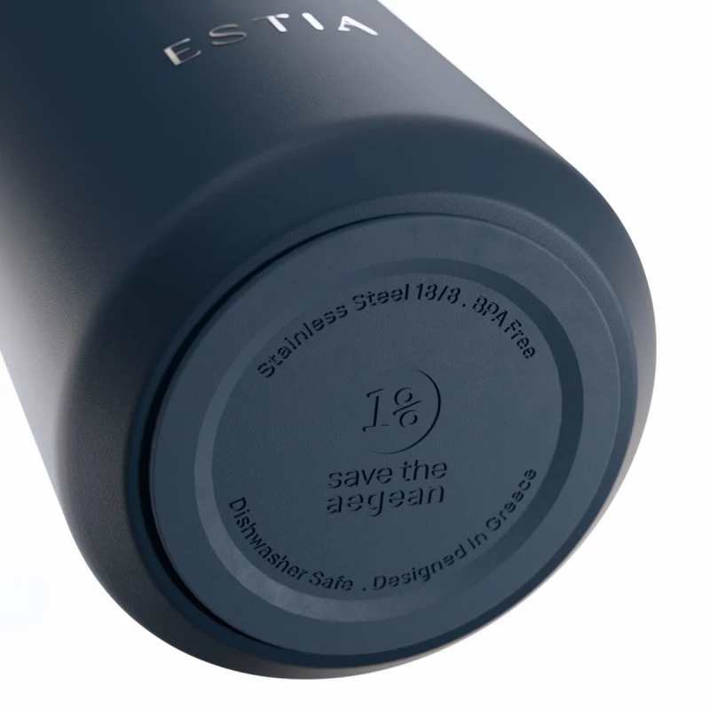 ESTIA ΘΕΡΜΟΣ FLOW  SAVE THE AEGEAN 800ml INDIGO