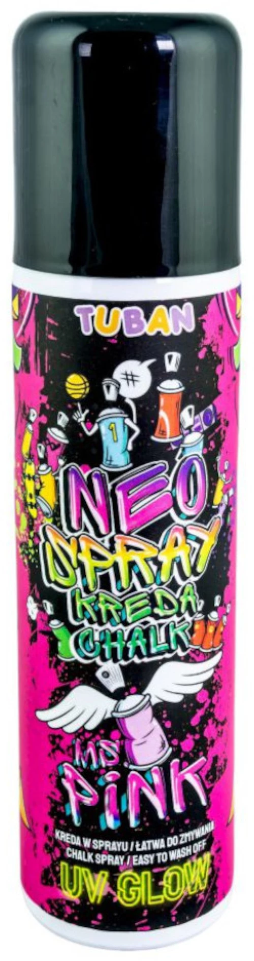 Spray κιμωλίας ΝΕΟΝ ροζ (150ml)