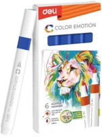 Ακρυλικός Μαρκαδόρος Σχεδίου Deli Color Emotion Blue EC193A-31