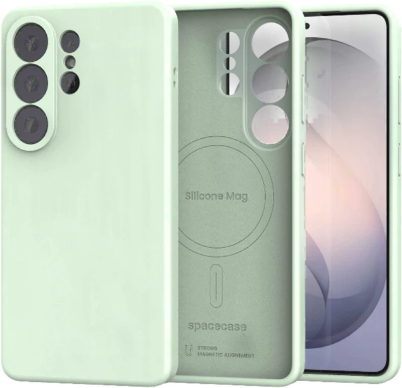 Θήκη Samsung Galaxy S26 Ultra Spacecase Silicone Mag Case Σιλικόνης με MagSafe - Mint (5905719139667)