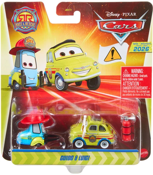 CARS RACE & RESCUE ΑΥΤΟΚΙΝΗΤΑΚΙ ΜΕ ΑΞΕΣΟΥΑΡ GUIDO & LUIGI (#JMX75)