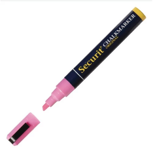 Μαρκαδόρος Υγρής Κιμωλίας Securit Marker 510 Pink SMA510-PI