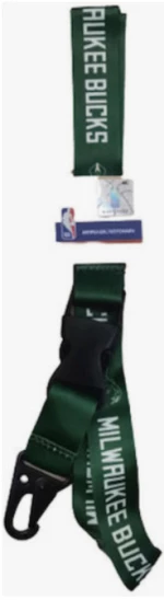 Μπρελόκ Back Me Up NBA Long Lanyard - Κορδόνι Λαιμού Milwaukee Bucks 558-51516