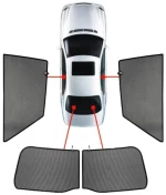 CarShades - ΚΟΥΡΤΙΝΑΚΙΑ  CAR SHADES ΓΙΑ MAZDA 6 4D 2012+ - 4 ΤΕΜ. (PVC.MAZ-6-4-C)