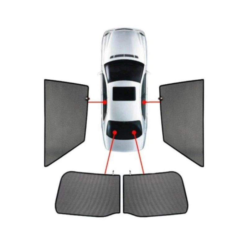 CarShades - ΚΟΥΡΤΙΝΑΚΙΑ  CAR SHADES ΓΙΑ FORD RANGER 4D 2023+ - 4 ΤΕΜ. (PVC.FOR-RANG-4-E)