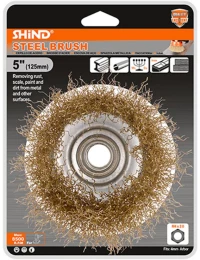 Shind Συρματοβουρτσα Γων.τροχου Φ125mm (Shi-94930) (Shi94930)