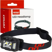 Amio - Φακός Κεφαλής Εργασίας τύπου 2xXPG+10SMD LED χωρητικότητα μπαταρίας 1800mAh - 1 τεμ. (04668/AM)